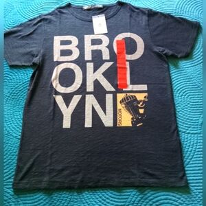 NEW Brooklyn Motors Motorcycle Bike Cycle Short Sleeve T Shirt Med Black